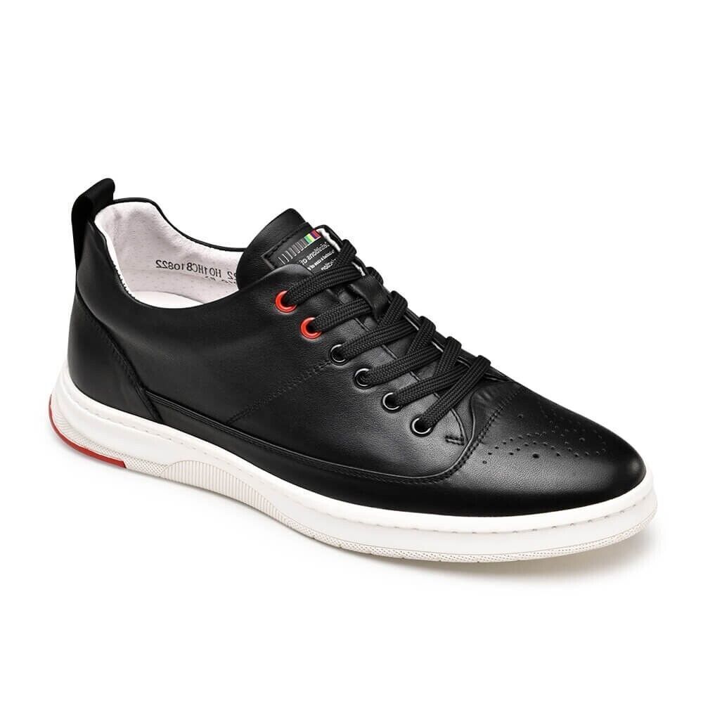 US8 2.36"/6cm CHAMARIPA elevator shoes tall men Height Increase black sneaker